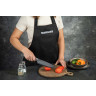Фартук большой, чёрный SAMURA SAP-01B/K
